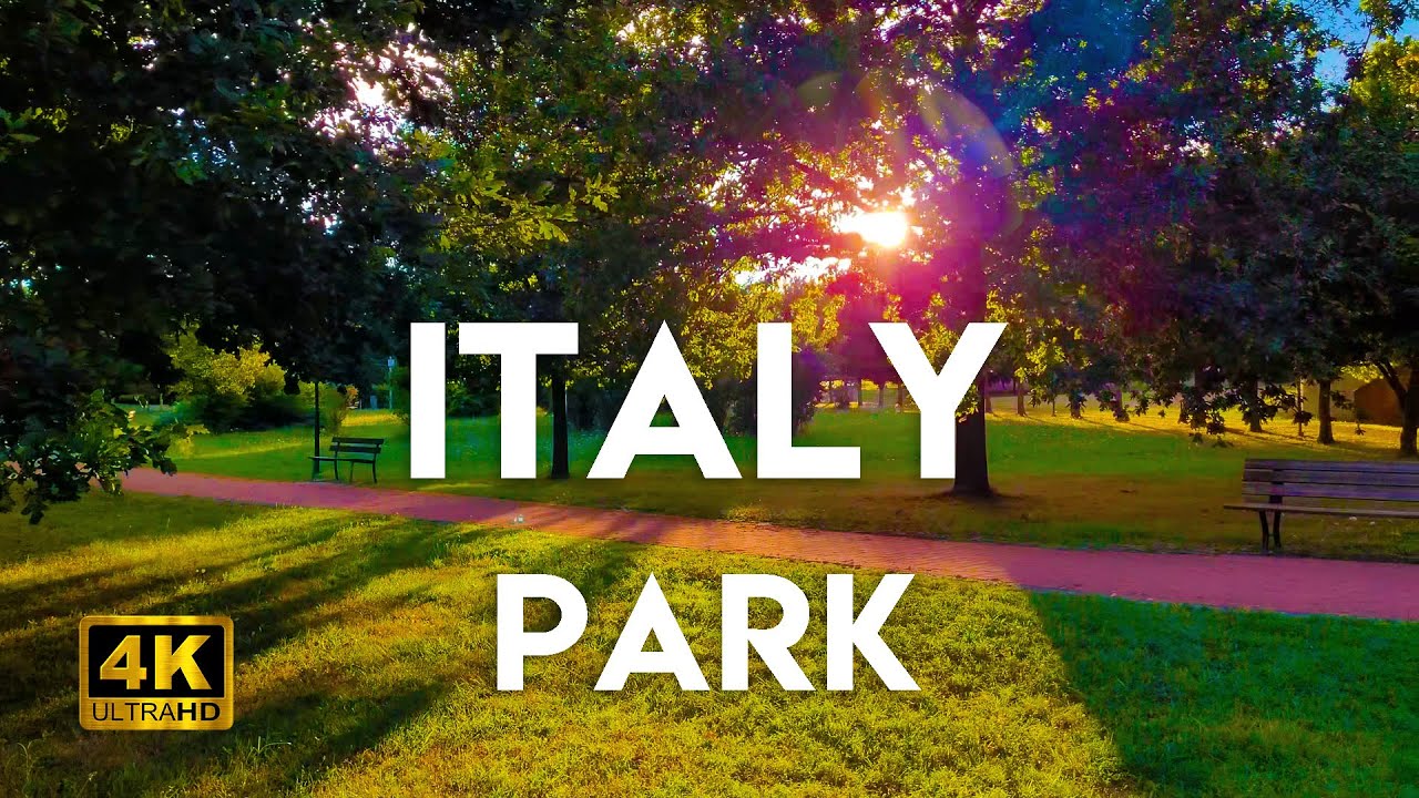 Borgo San Lorenzo, Florence, Italy 4K🇮🇹 Walking Tour at the Park (4K HDR 60fps)