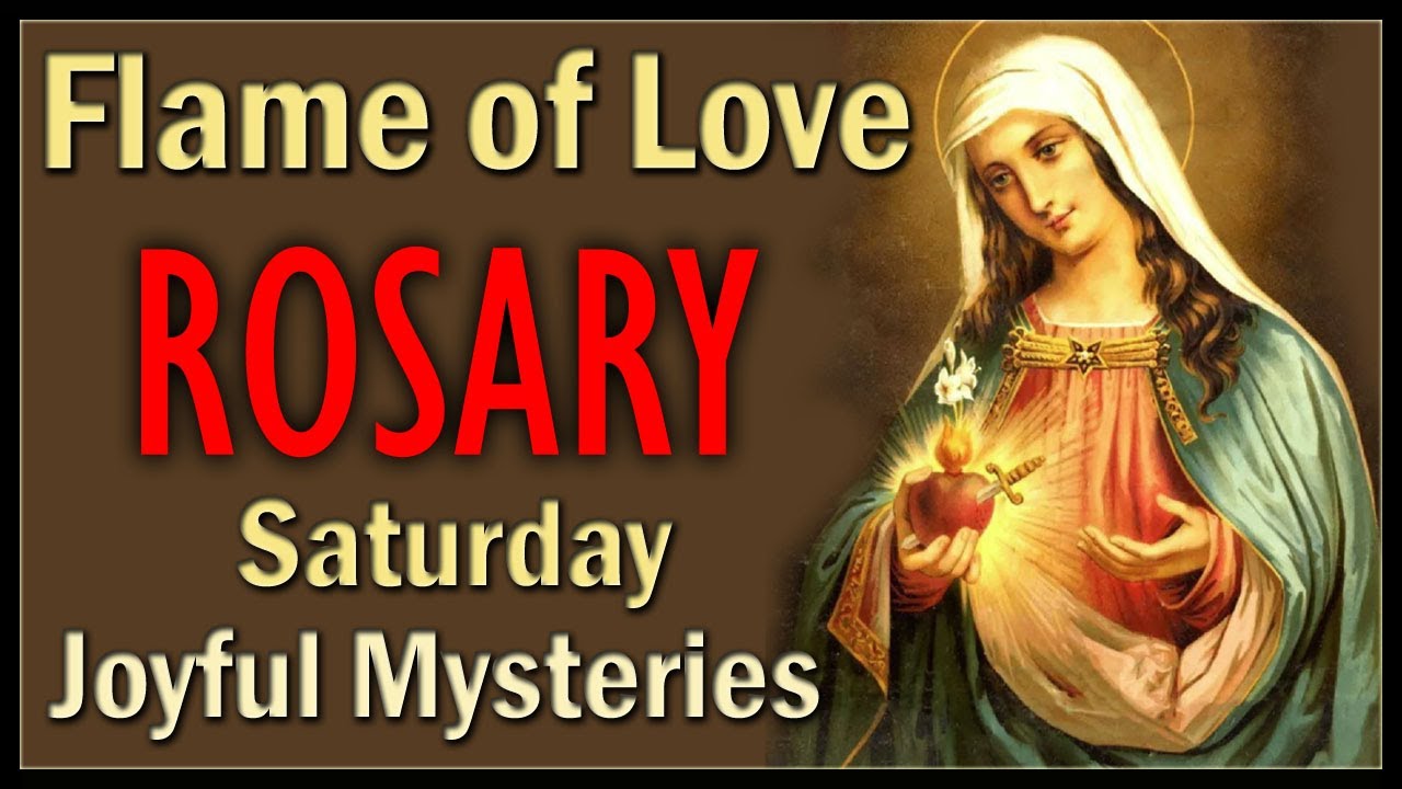 New Flame of Love Rosary Joyful Mysteries for Saturday & Monday with Unity Prayer & Candlemas Pics 🎶