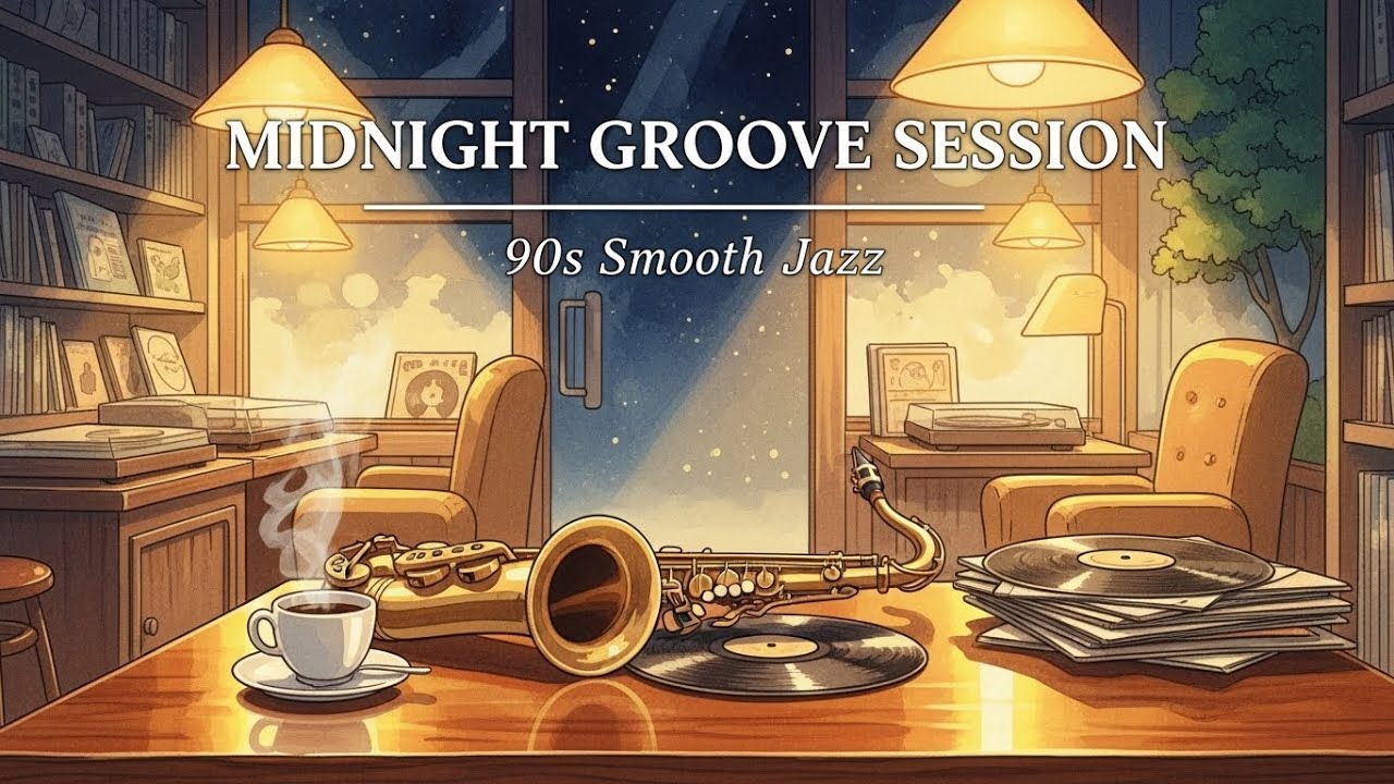 Midnight Groove Session - 90s Smooth Jazz Fusion | Late Night Urban Jazz Vibes
