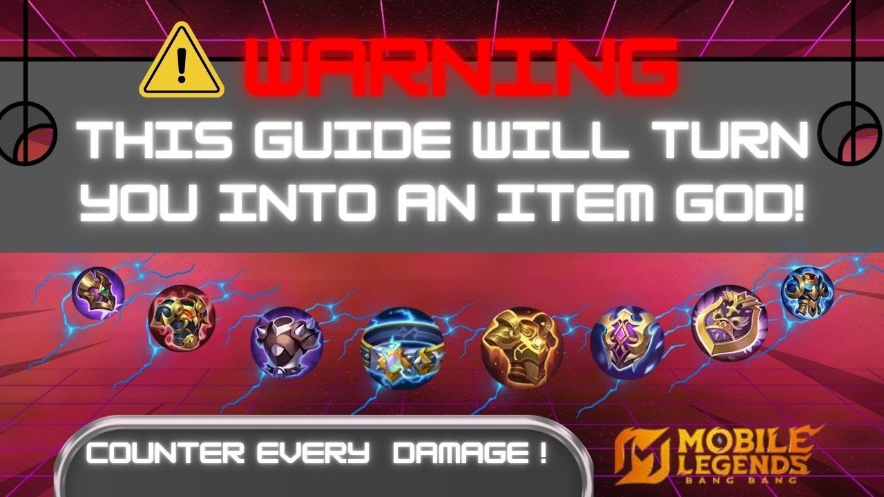 The Greatest Item Guide in Mobile Legends History | Part 1 | Defense Items | Build like a pro