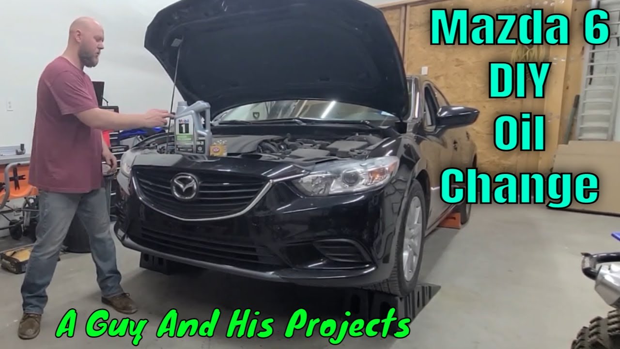 Замена масла в Mazda 6 2014 года. Легко сделать своими руками!