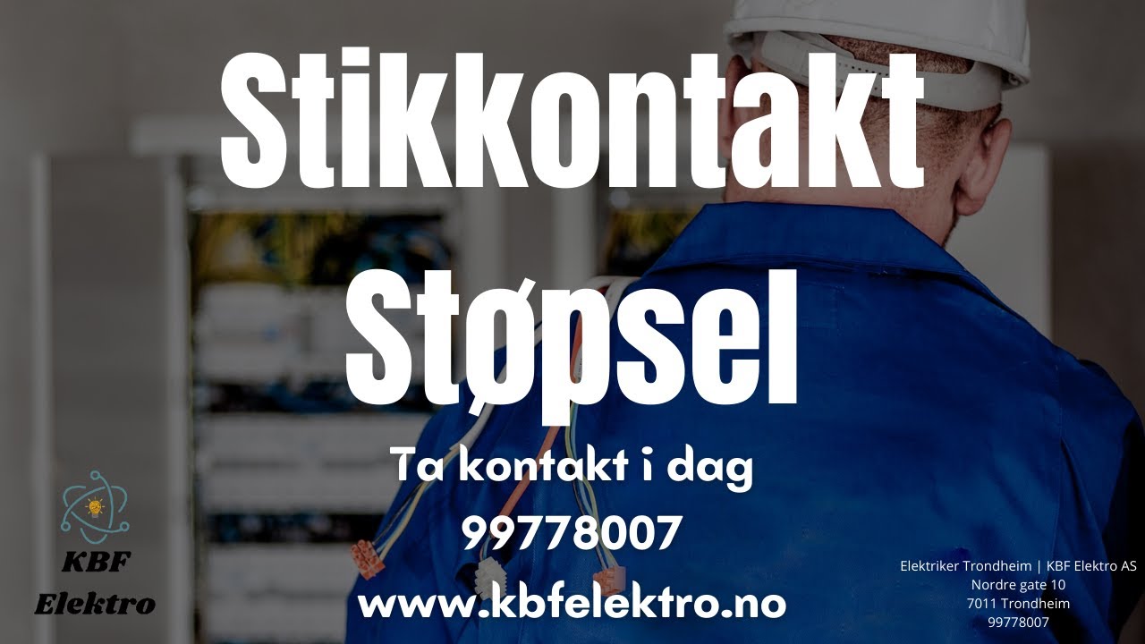 Stikkontakt St&oslash;psel