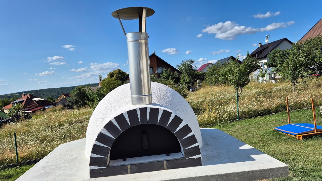 🍕Stavba pizza pece od základů i s ukázkou pečení! #pizza #pizzaoven #neapolitanpizza