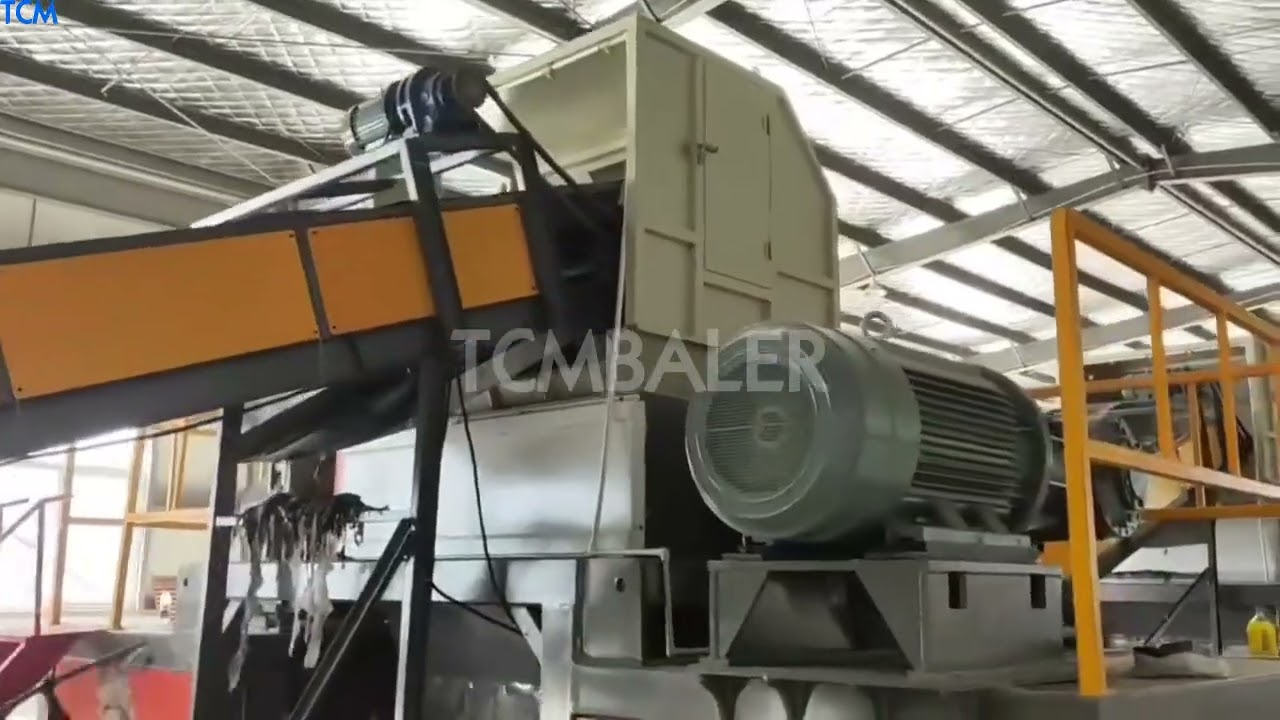 industrial plastic shredder / single shaft shredder