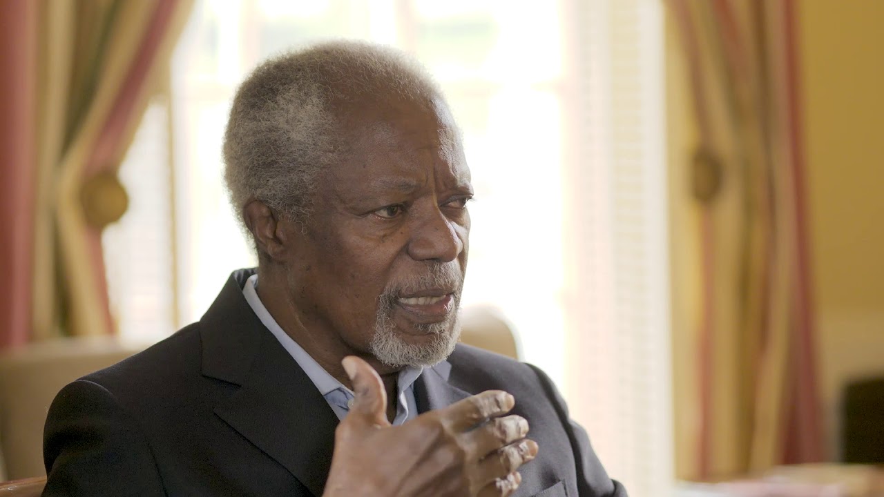 Kofi Annan '61 in conversation with Brian Rosenberg on May 8, 2018