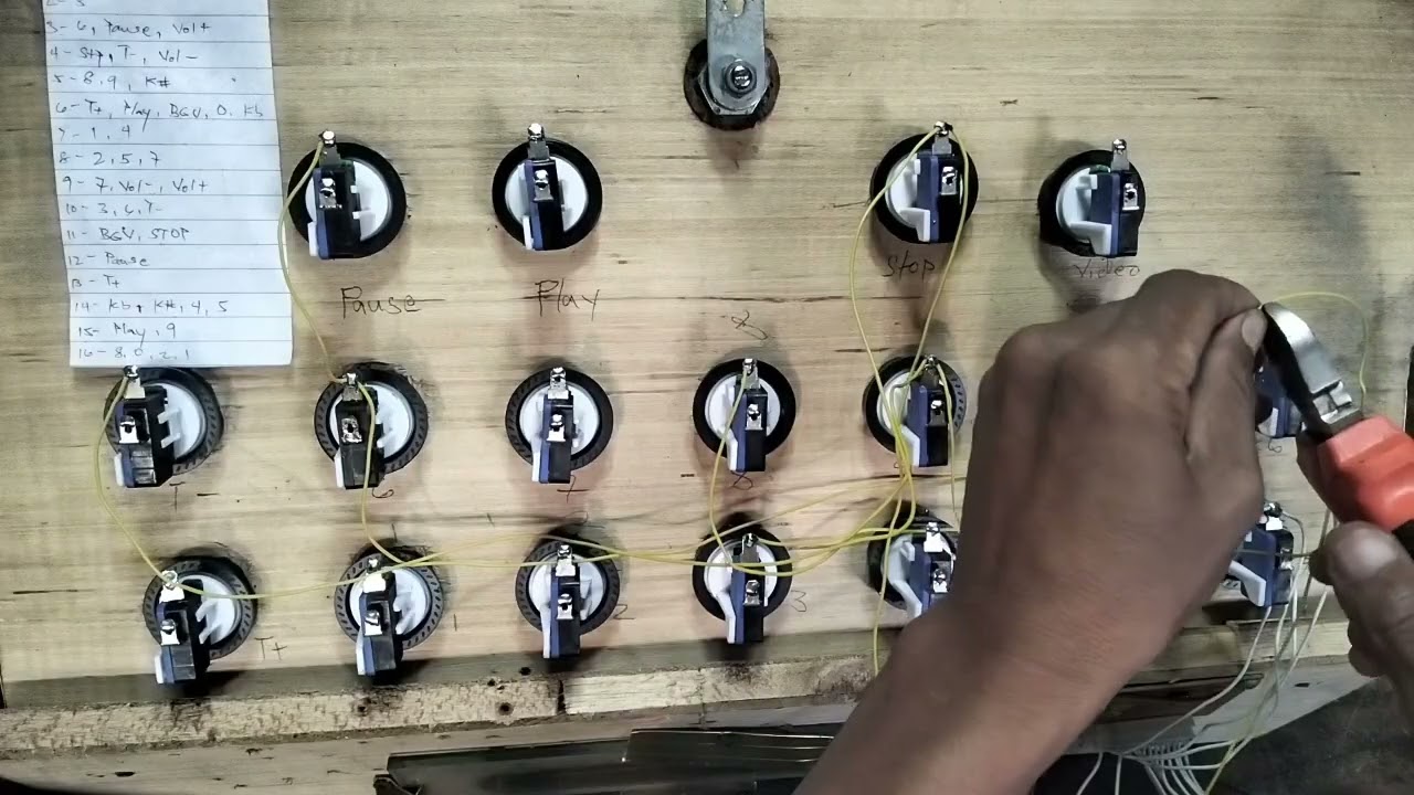 How to Videoke Push Button Rewiring Step by Step