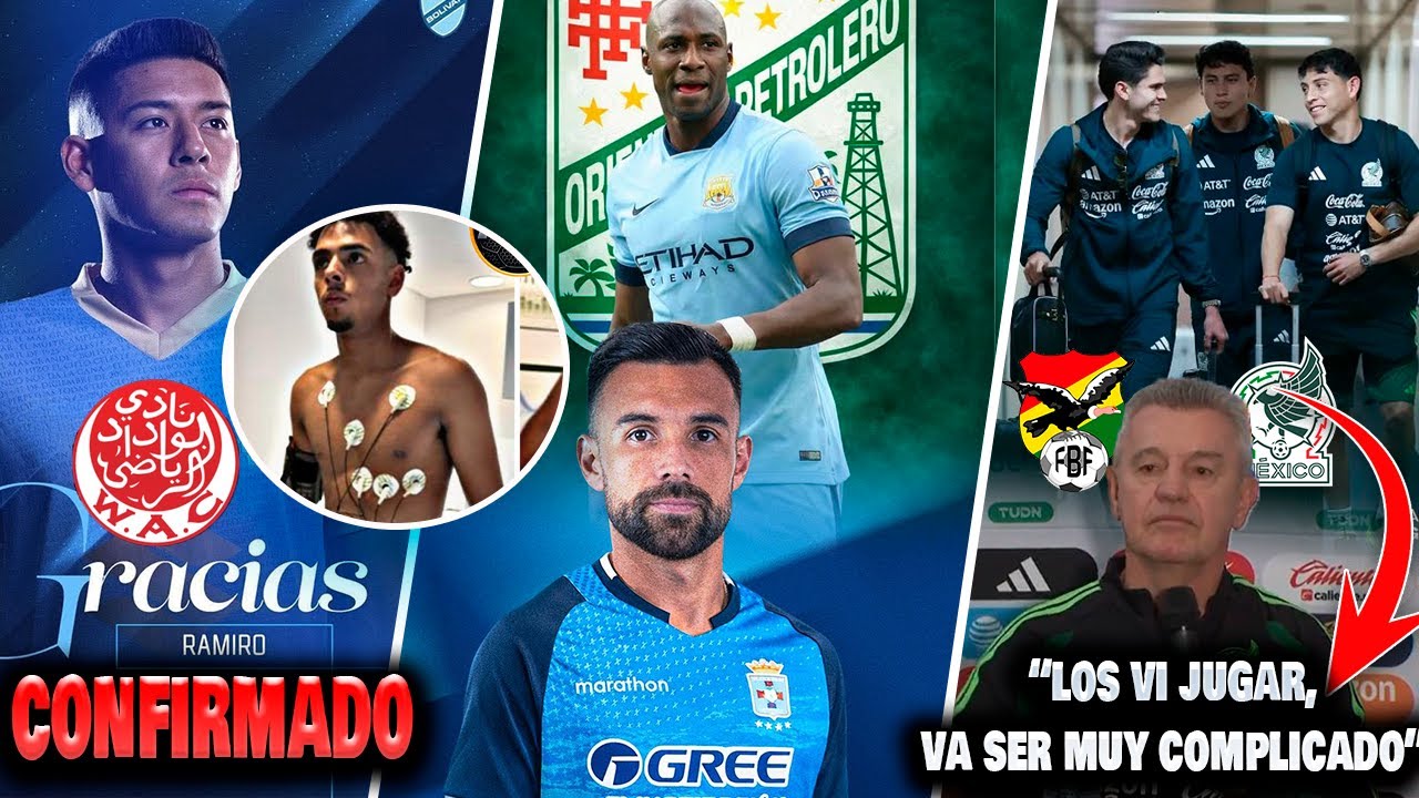 EX MANCHER CITY JUGARÁ en BOLÍVIA | RAMIRO VACA JUGARA en MARRUECOS | PANIAGUA PASÓ REVISIÓN MÉDICA