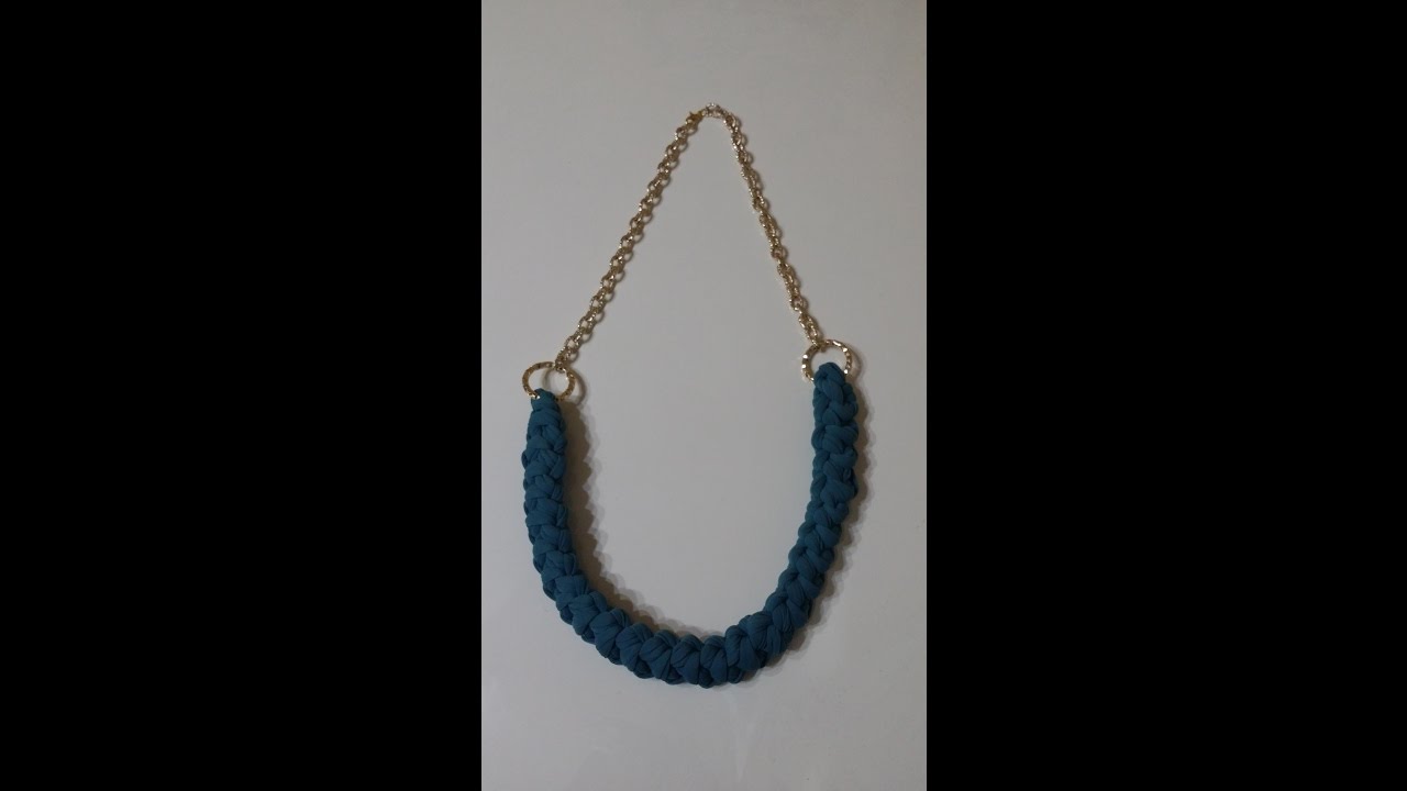 Collana (spighetta rumena)/ Necklace (spikelet Romanian)/Collar (espiguilla rumano)