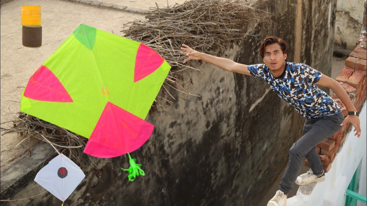 Different Kite Catch Vs Challenge Ali Bhi | Kite Cutting challenge