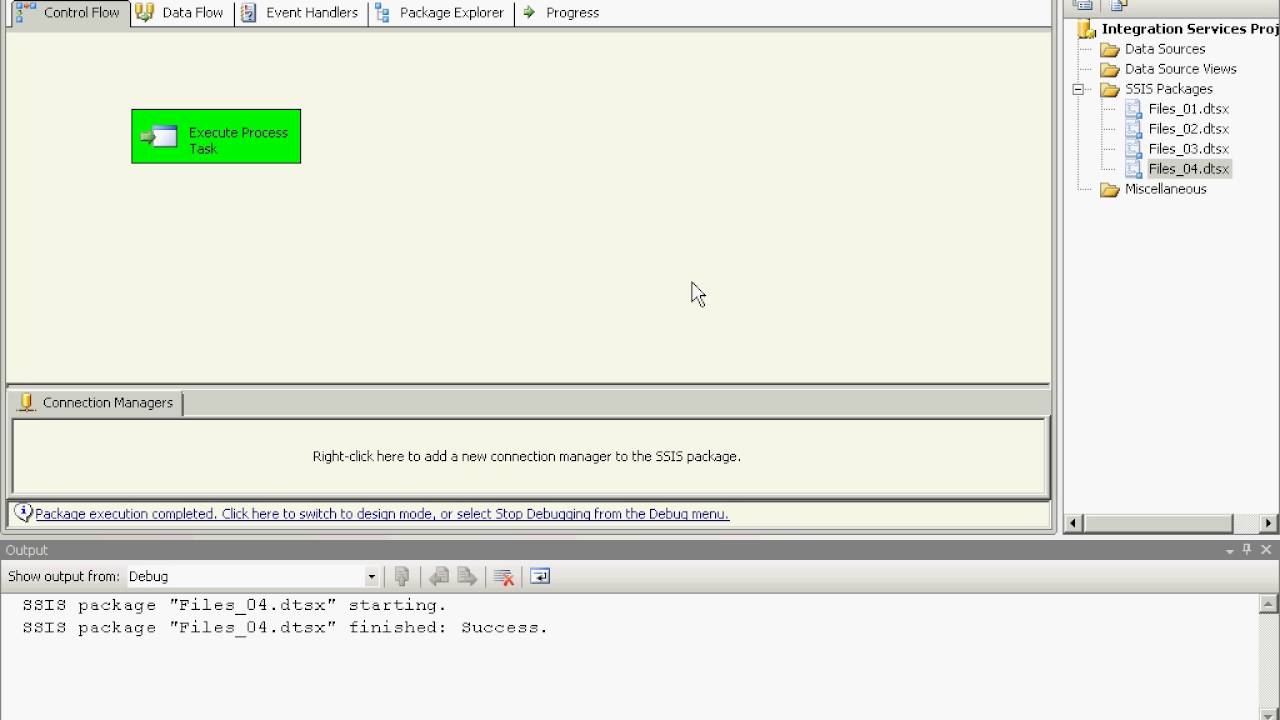 MSBI - SSIS - Execute Process Task SSIS - Part-52