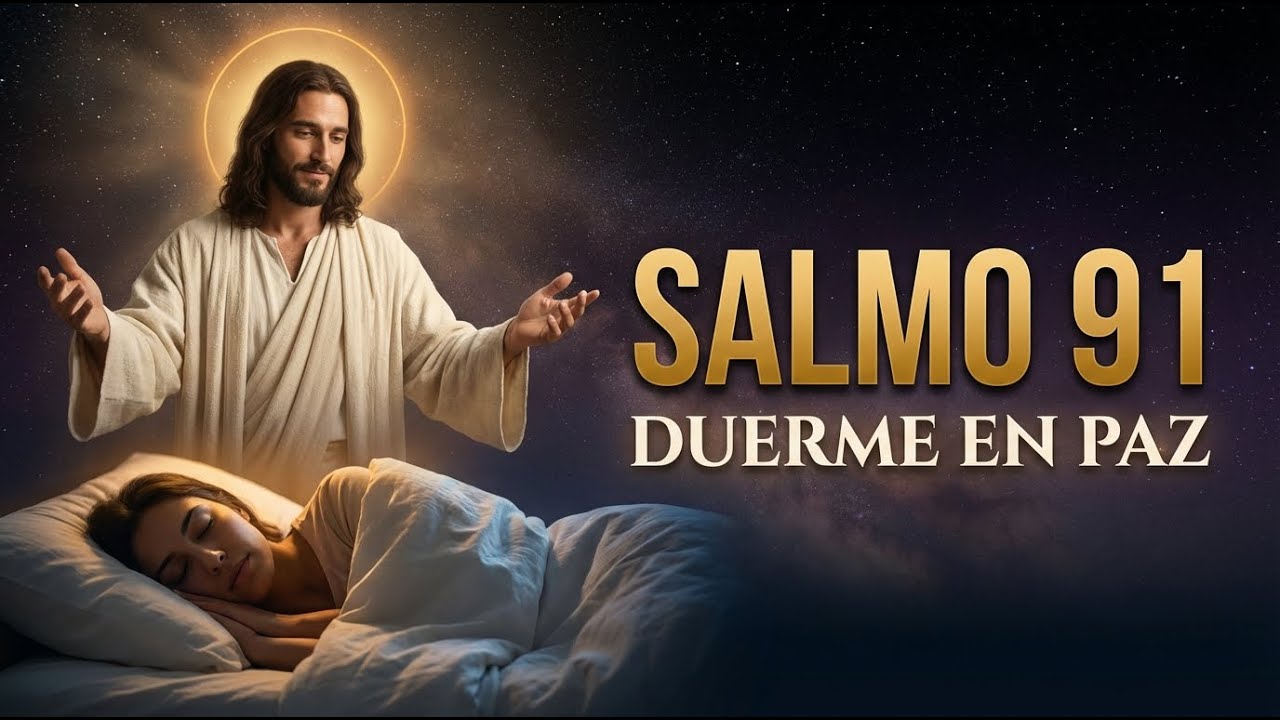 SALMO 91 Para Dormir en Paz 🙏 Oración de Protección Nocturna  Entrega el Control a Dios 🌙