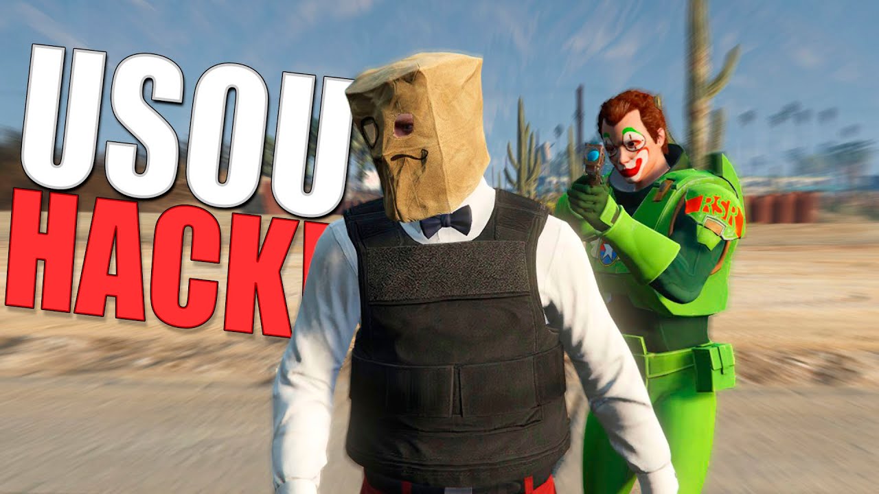 Hacker no Gta 5 Online Momentos Engraçados