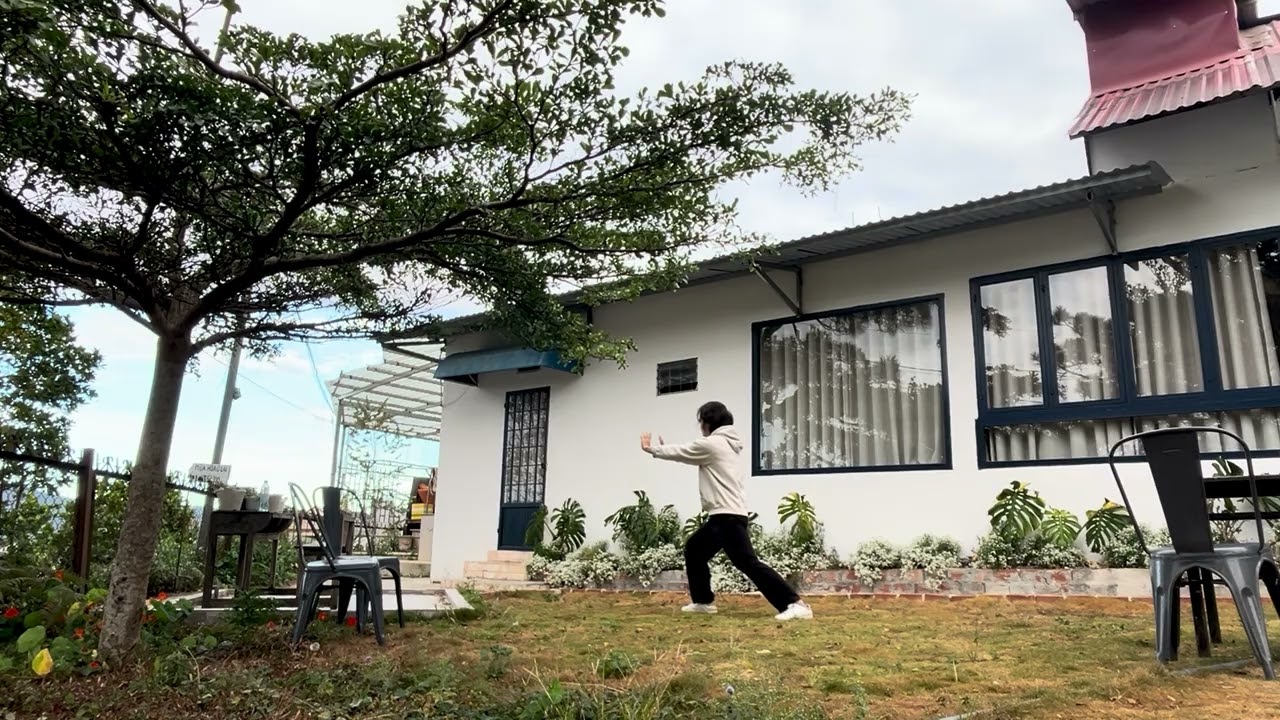 Taichi 24 form Yang style | No music | Nature ambience