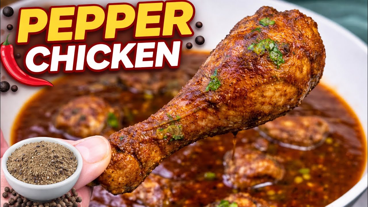 Pepper chicken || ಸ್ವಲ್ಪ ಸಾಮಗ್ರಿ ಬಳಸಿ ಅಧ್ಬುತವಾದ ಪೆಪ್ಪರ್ ಚಿಕನ್ ರೆಡಿ ||tasty and easy pepper chicken 🔥