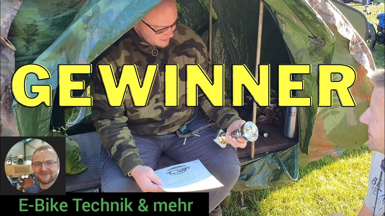GEWINNER  Leichtester!! Fahrrad Wohnwagen der Welt VERDIENTER TITEL