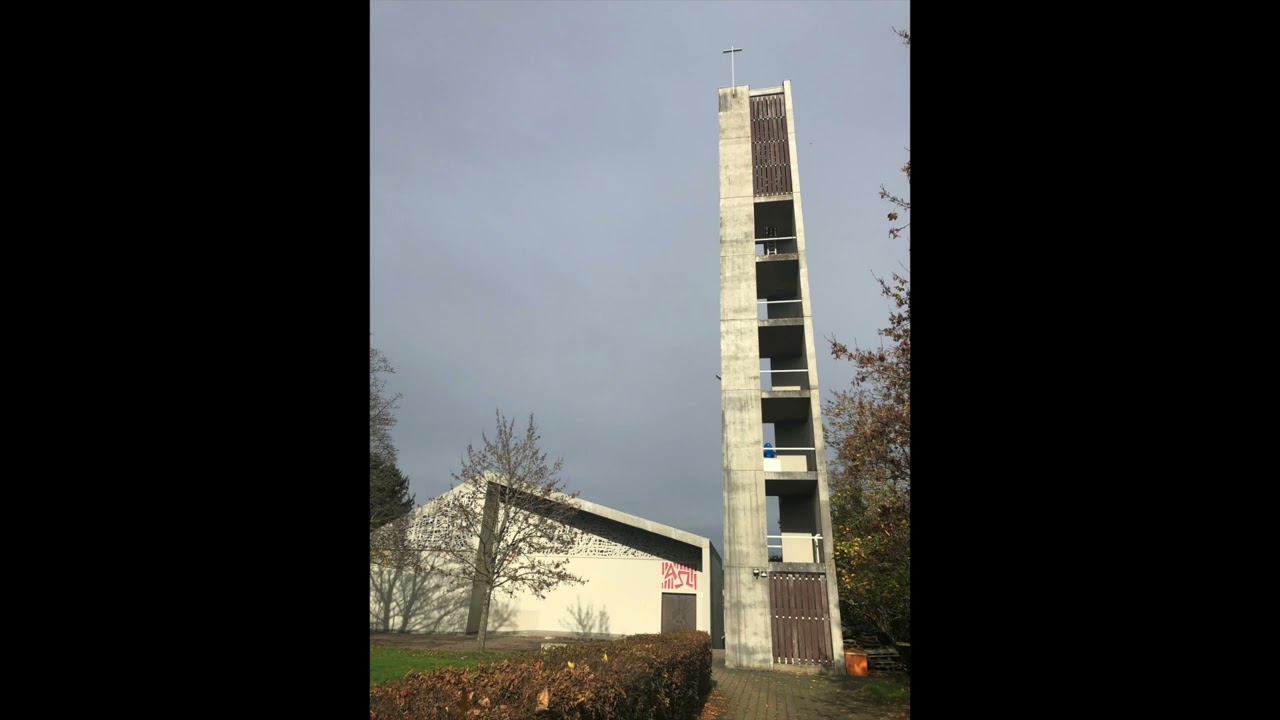Dudweiler (Saarbrücken): Heilig-Geist-Kirche (Vollgeläut der Glocken)