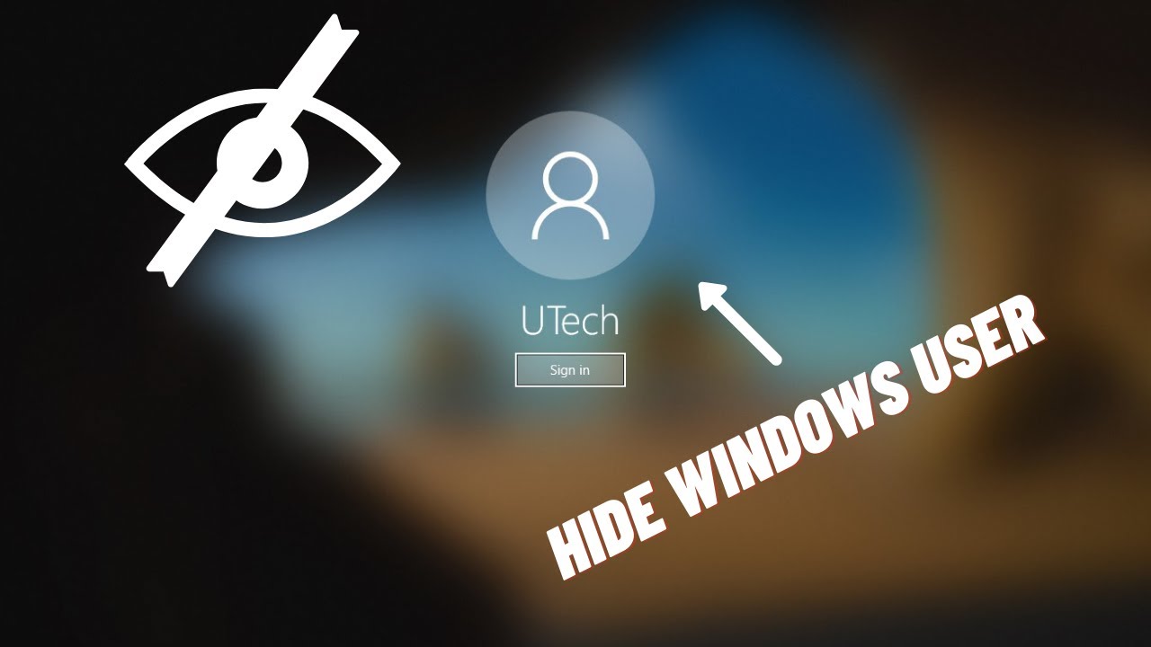 How to Hide User Accounts on Windows Login Screen (Step-by-Step Guide)