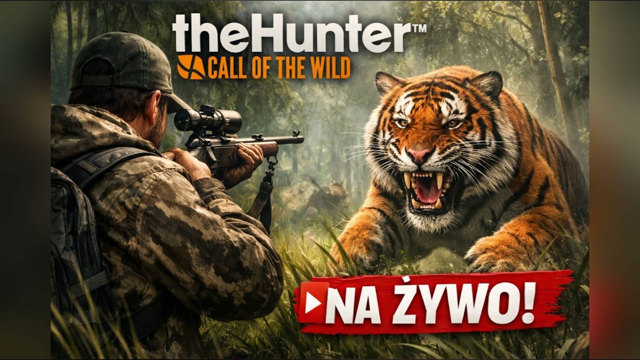 🔴 Polowanie na tygrysy 🐯| The Hunter Call Of The Wild| Live 🎮🔴