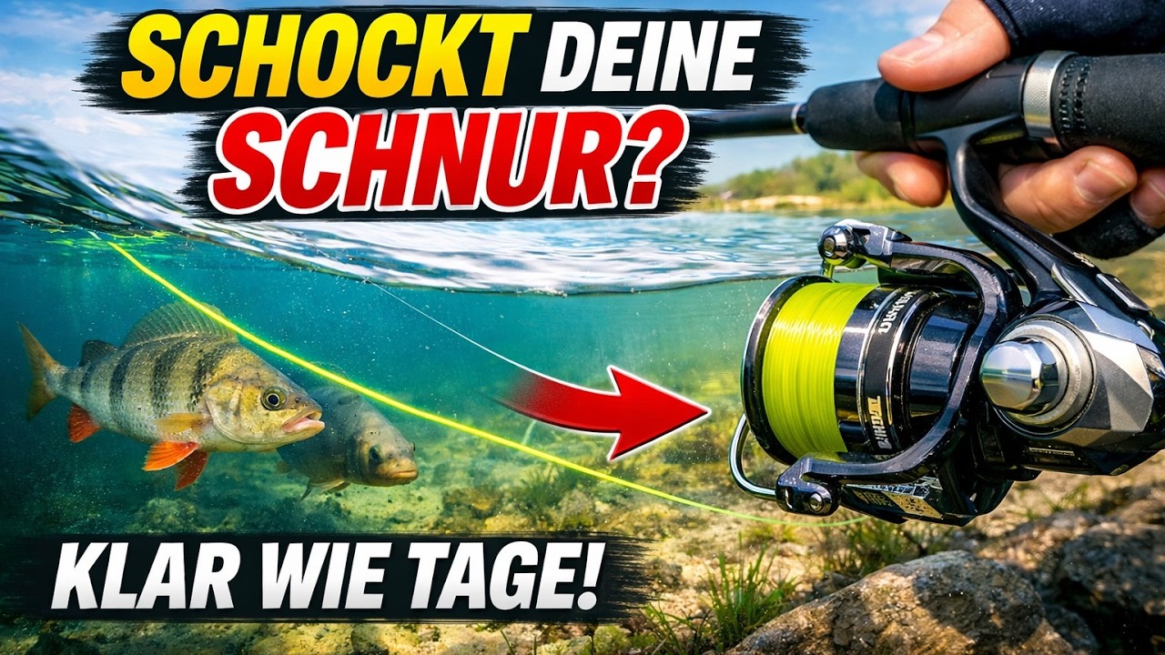 Grell wie eine Autobahn? Darum schreckt DEINE Schnur im klaren Wasser Fische ab!