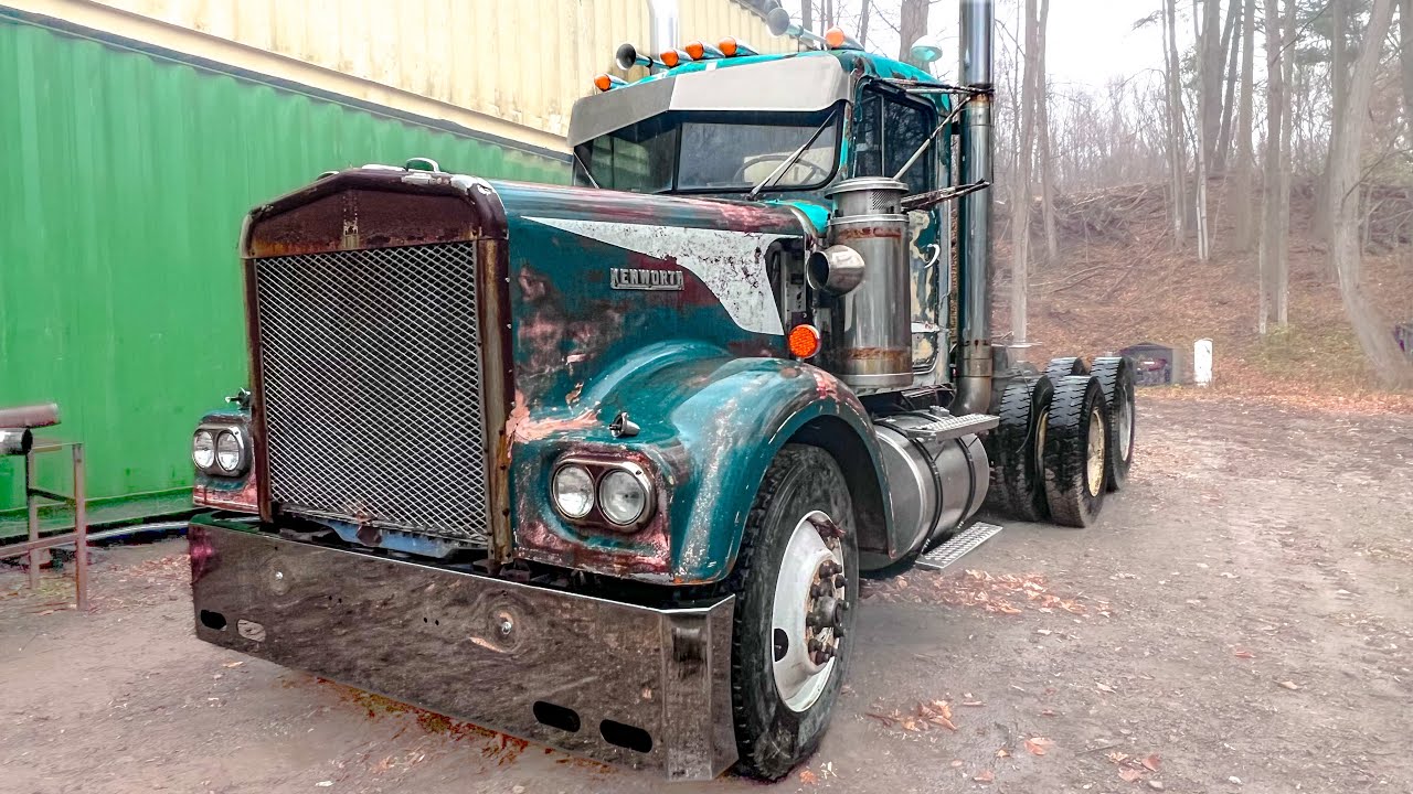 После более чем 30 лет забвения этот Kenworth приобретает совершенно НОВЫЙ вид!
