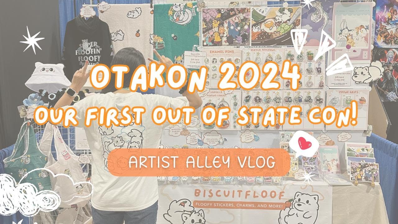 Most Expensive Booth Fee Yet! | First Out of State Con | Otakon 2024 Artist Alley Vlog