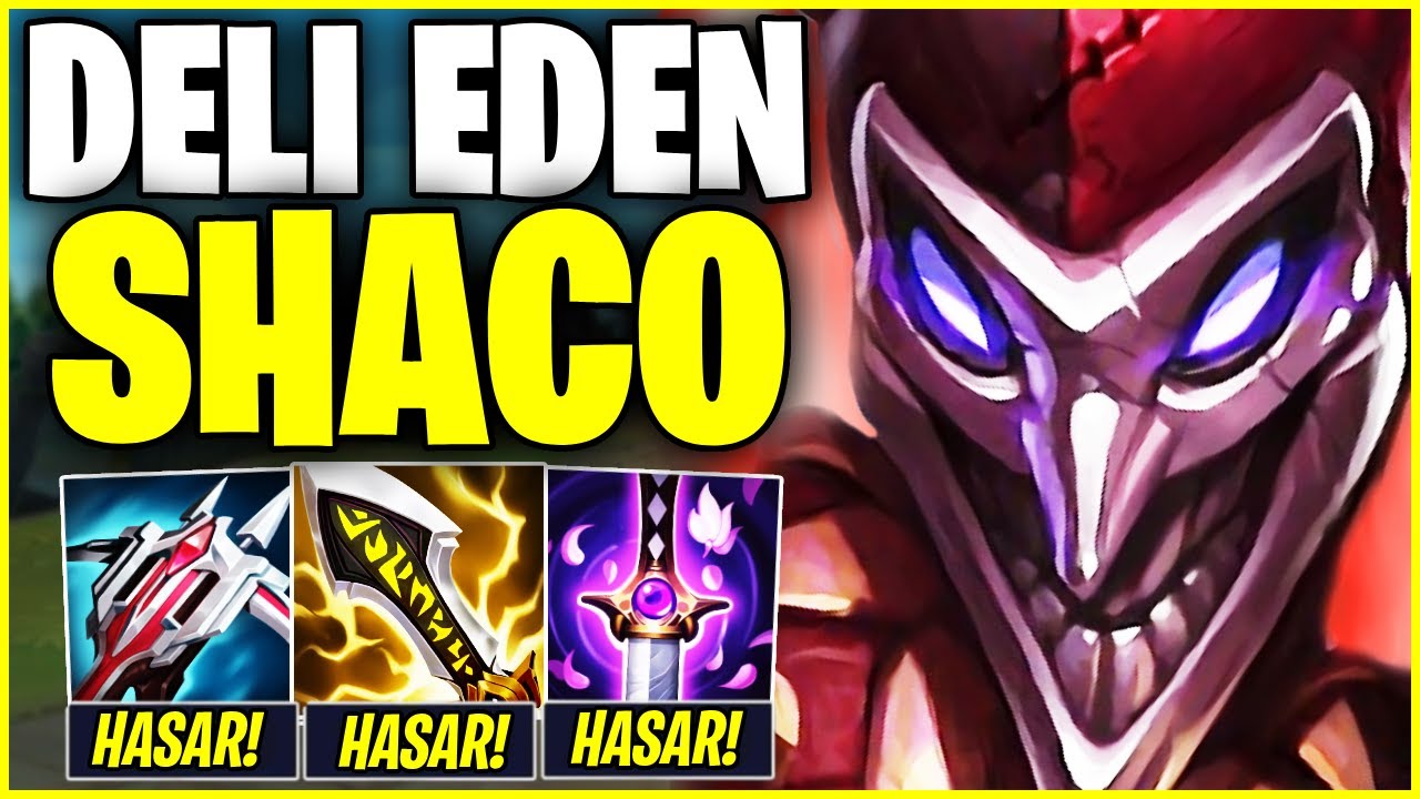 PİŞMAN EDİCEM DEDİ PİŞMAN OLDU! (RAKİBİ DELİ EDEN SHACO JUNGLE)