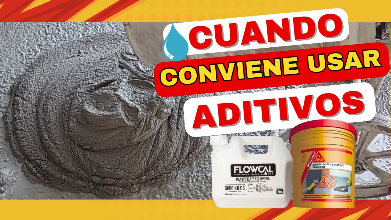 Los aditivos que usamos en obra 👷&zwj;♂️ | Cu&aacute;ndo conviene y qu&eacute; resultados dan #obra #mezcla #aditivos