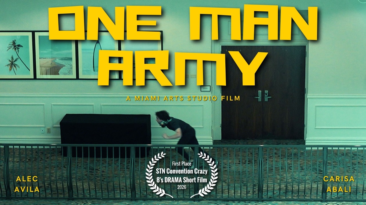 One Man Army | 1st Place Drama – Student Television Network Crazy 8’s