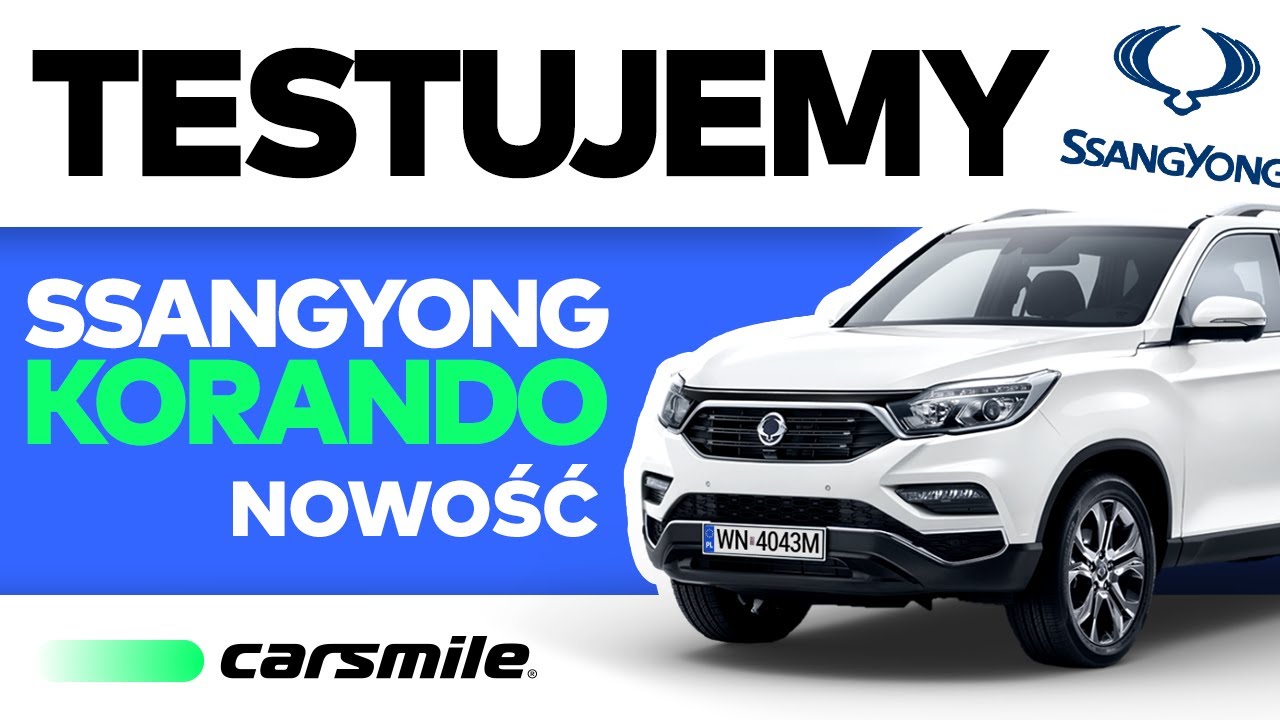 Nowy Ssang Yong Korando 2020 - bardzo udany kompaktowy SUV Carsmile testuje #13