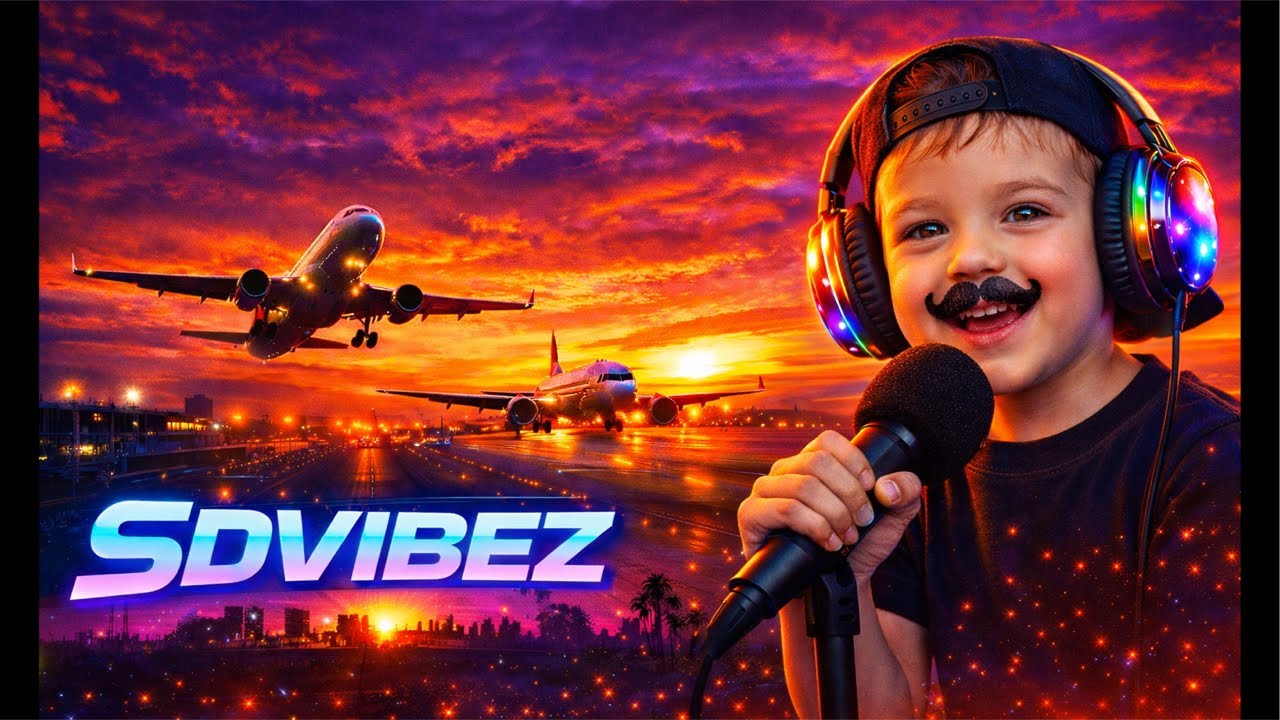 Lil Vibez Takes Over the Sunset Skies ✈️🌅 (LIVE)