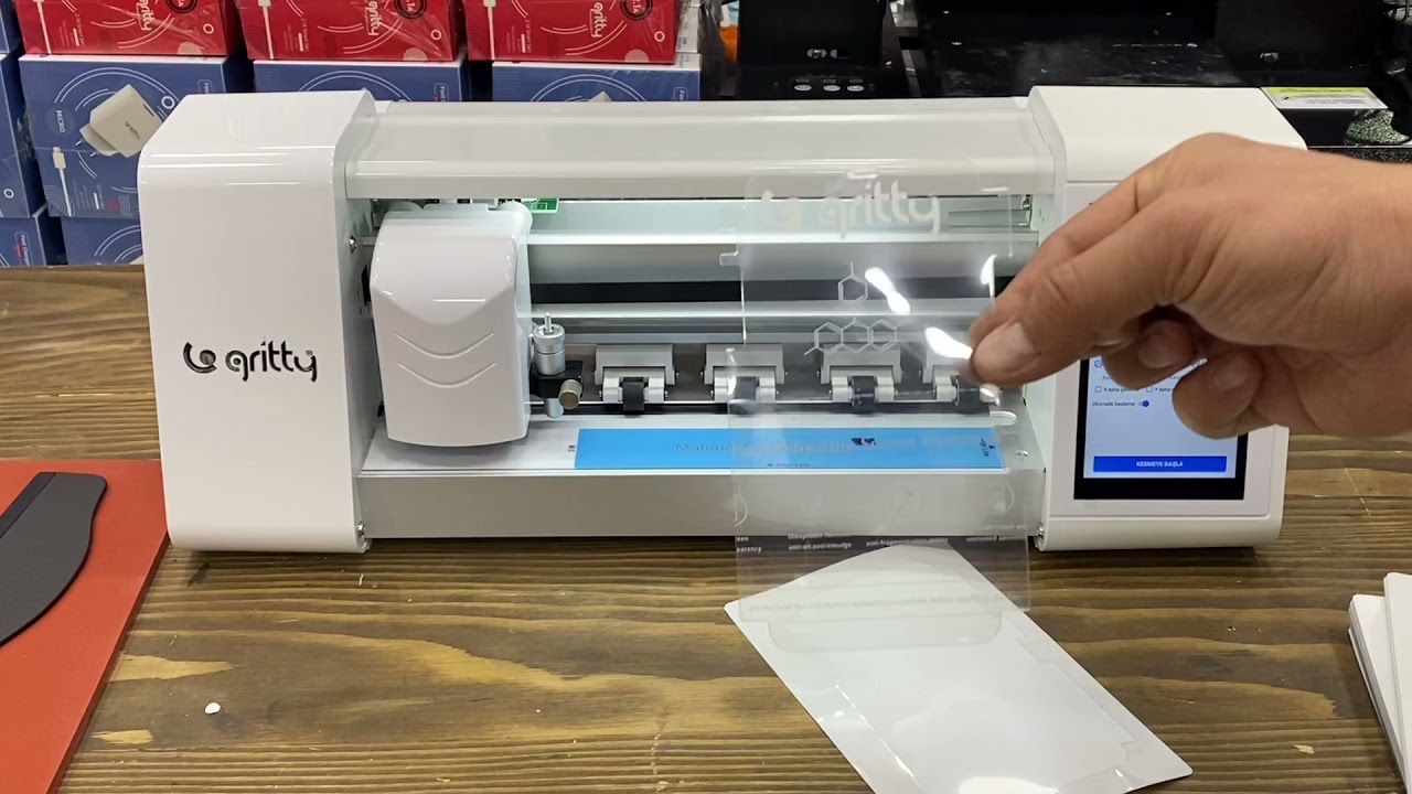 Grittty Cut Plus Plotter Tam 360 Kaplama ve Ekran Koruma  Makinesi