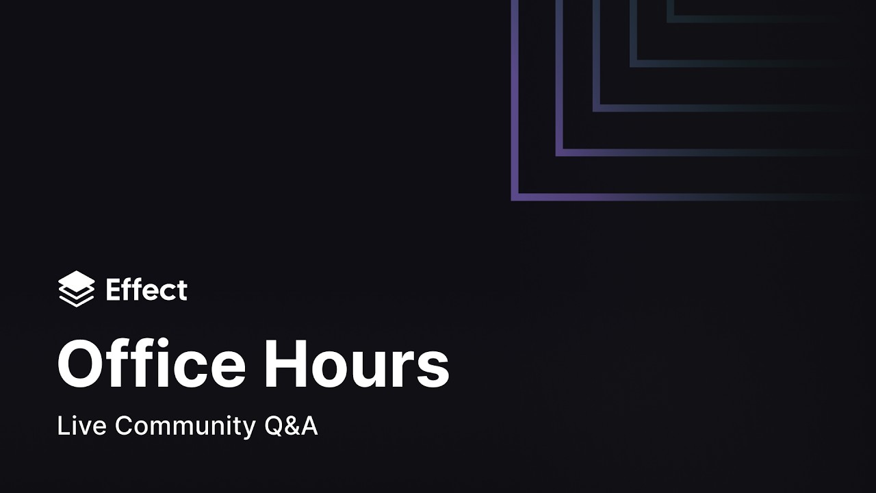 Effect Language Service -- TypeScript-Go (Effect Office Hours 21 🔥)