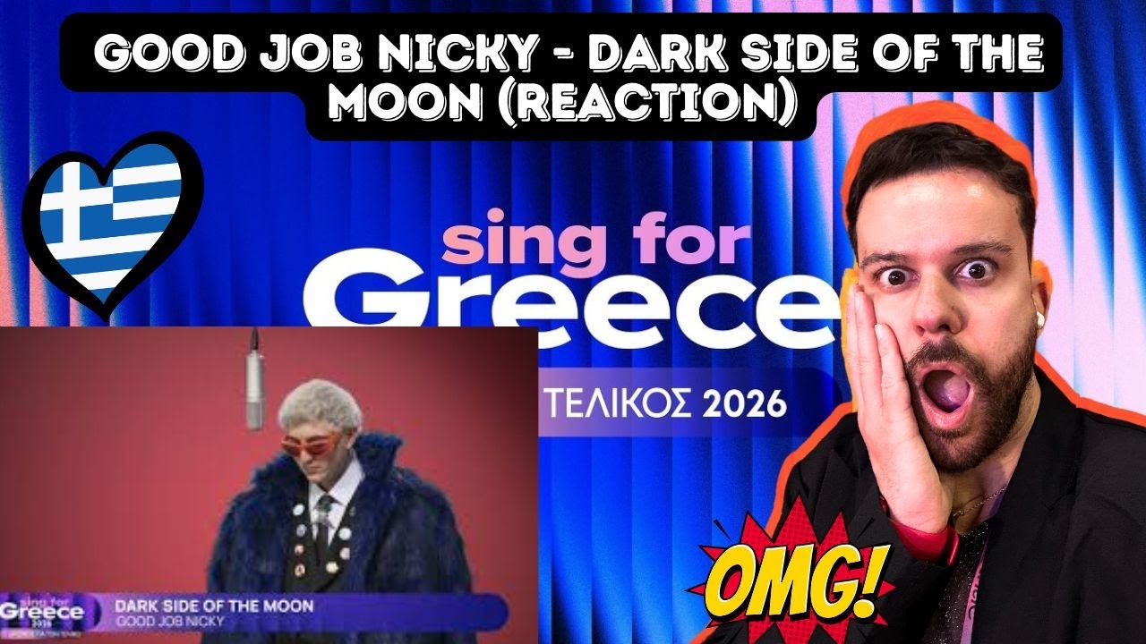 🇬🇷GOOD JOB NICKY - DARK SIDE OF THE MOON REACTION // SING FOR GREECE 2026 (EUROVISION 2026)