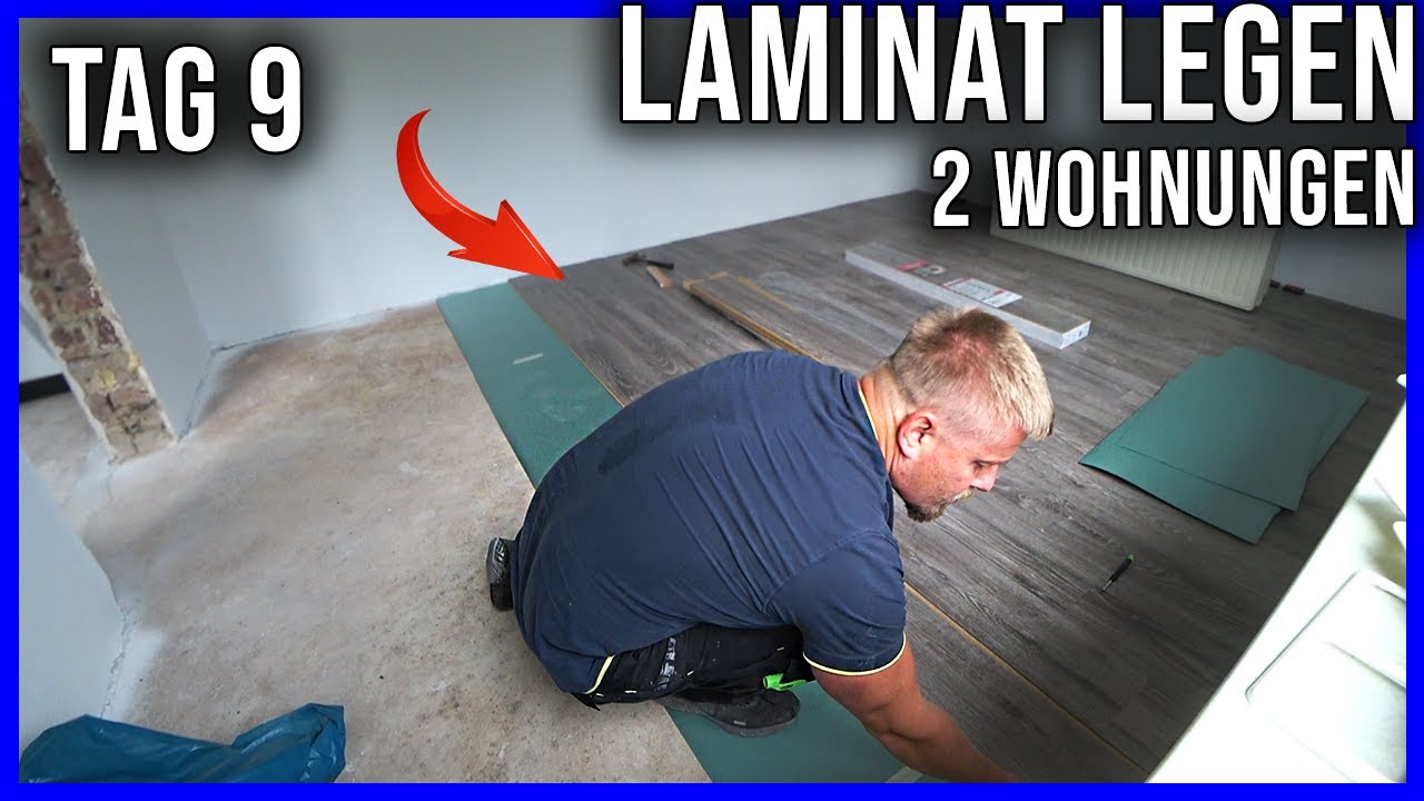 Laminat Legen wie Speedy Gonzales / Es wird langsam / 9. Tag