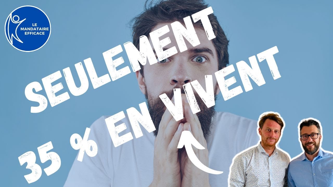 Mandataire immobilier : SEULEMENT 35% des mandataires immobiliers VIVENT de leur métier.
