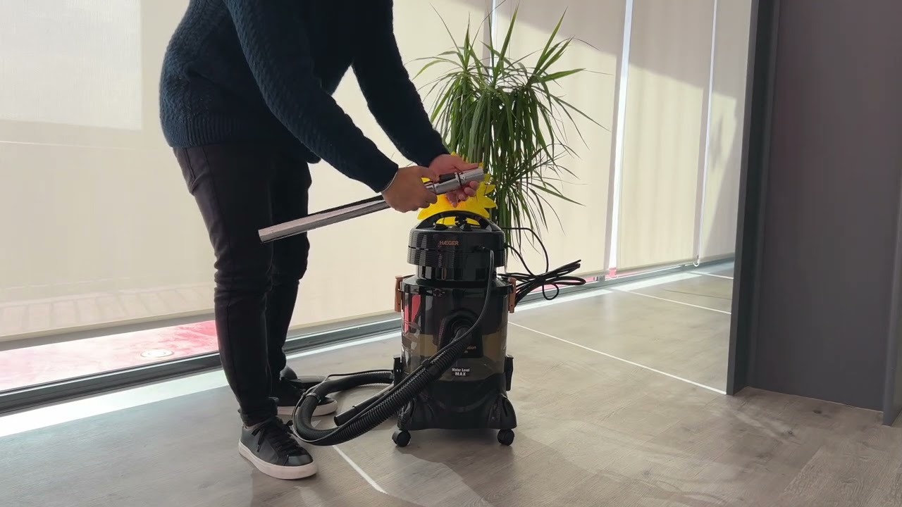 Aspiração com filtragem com água - HAEGER Aquaclean Pro