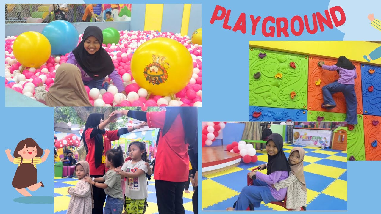 Mandi Bola dan Games di Playground 😍 with Nala & Kaka Difa