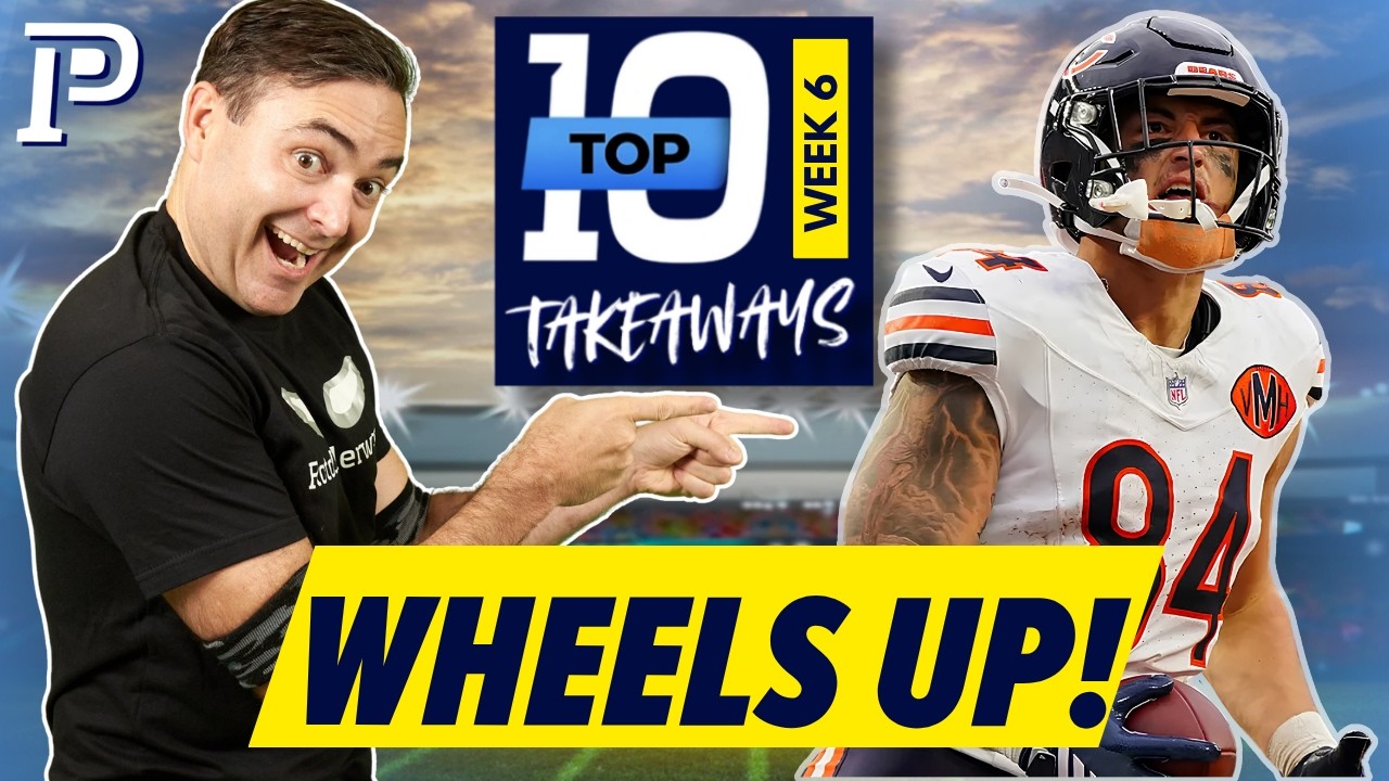 Top-10 Takeaways for Fantasy Football Week 6