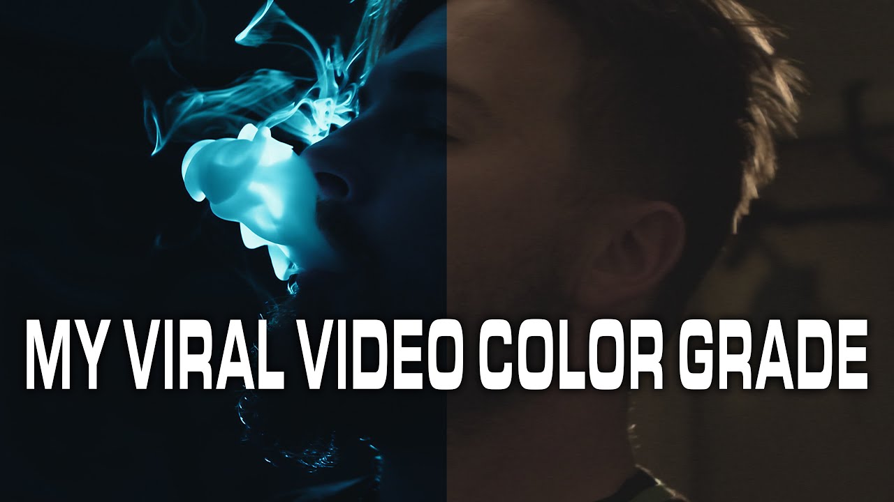 How I color graded my viral video