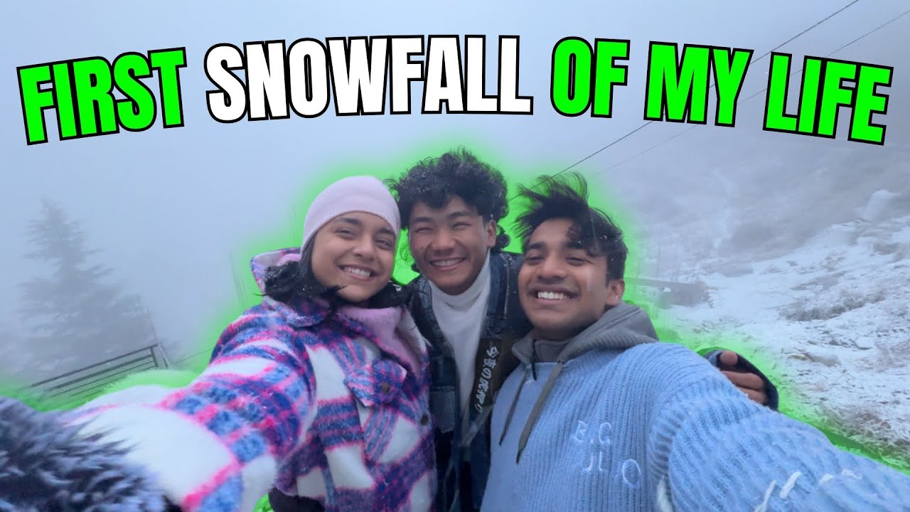 First Snowfall Of My Life | Aniket Chauhan