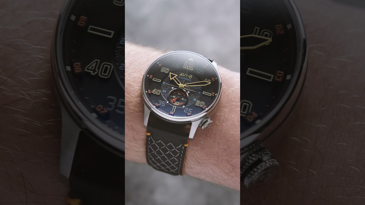 Cool Black - Hawker Typhoon Baldwin Automatic | #avi8 #aviation #militaryaviation #myavi8 #watch