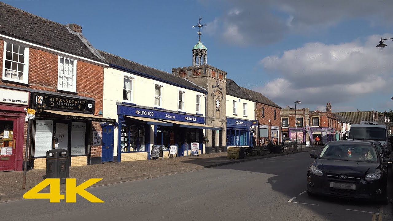 Watton Walk: Town Centre【4K】