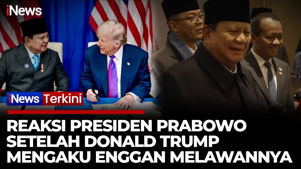Reaksi Presiden Prabowo Soal Ucapan Donald Trump  