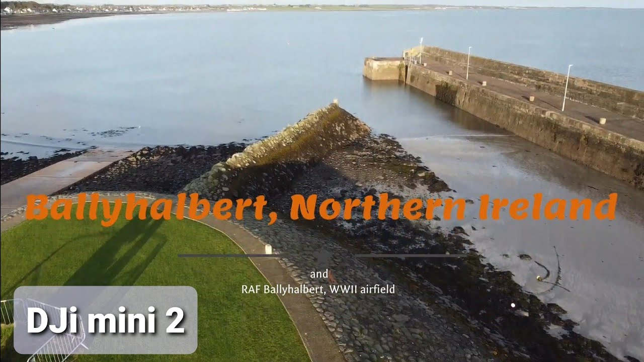 Ballyhalbert village, N.Ireland, and RAF WWII airfield.
