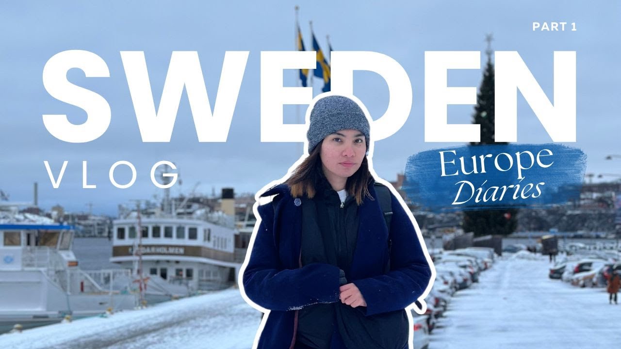 Sweden Vlog 🇸🇪: First time in Stockholm (it looks very magical)