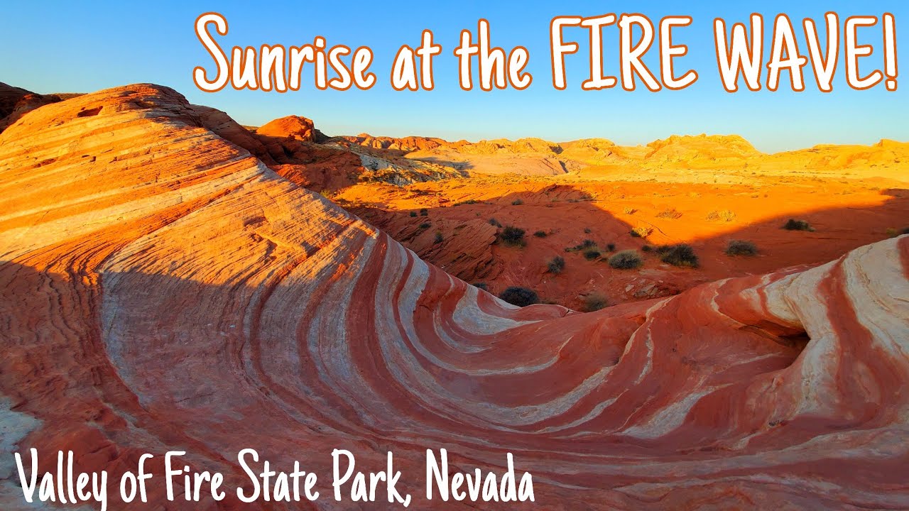Sunrise Alone at the FIRE WAVE!!! Valley of Fire State Park: Moapa Valley, Nevada