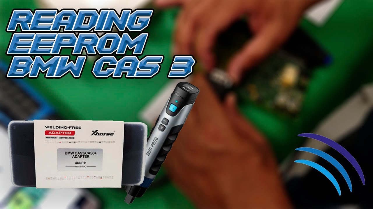 Чтение данных EEPROM с BMW CAS 3 с помощью Xhorse Mini Prog и адаптера Solder Free CAS 3