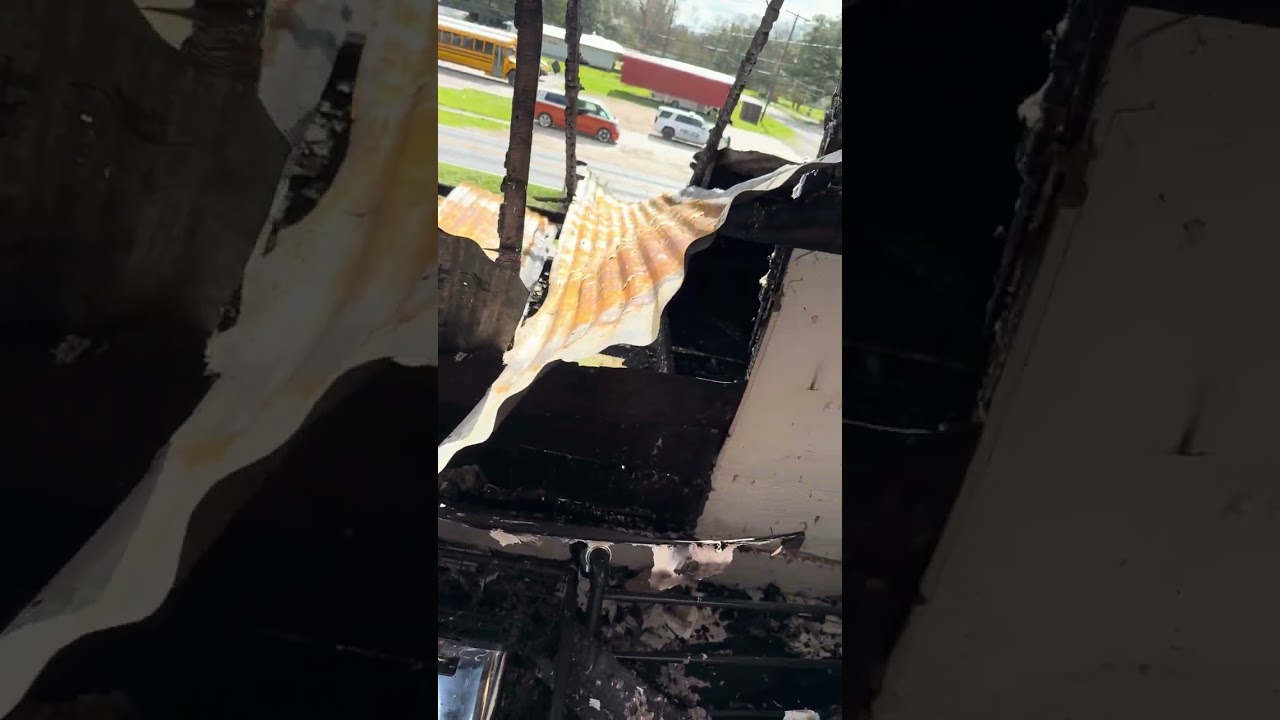 OUR HOME BURNED! A one-week-later walk thru.