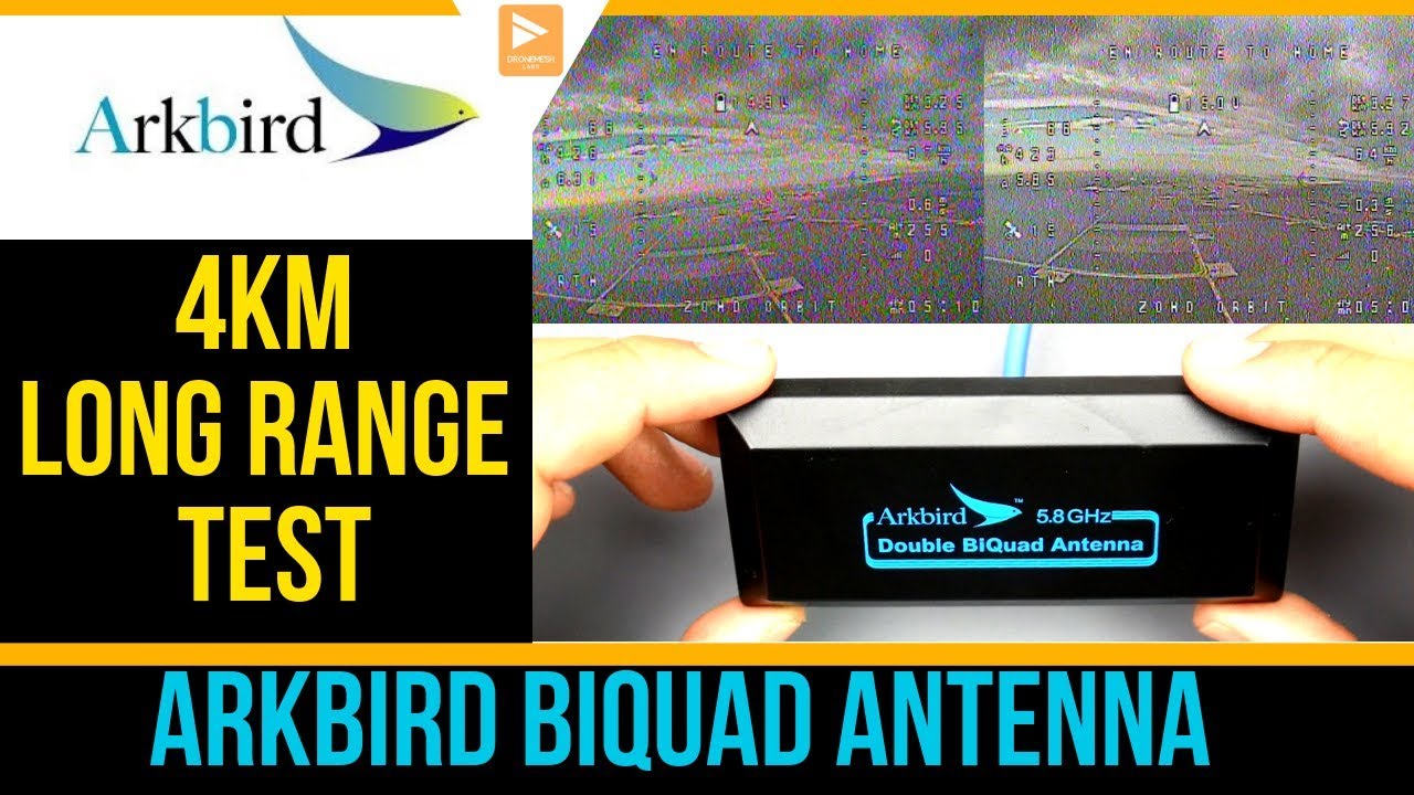Long Range 4KM Test // Arkbird Original High Gain 5.8GHz