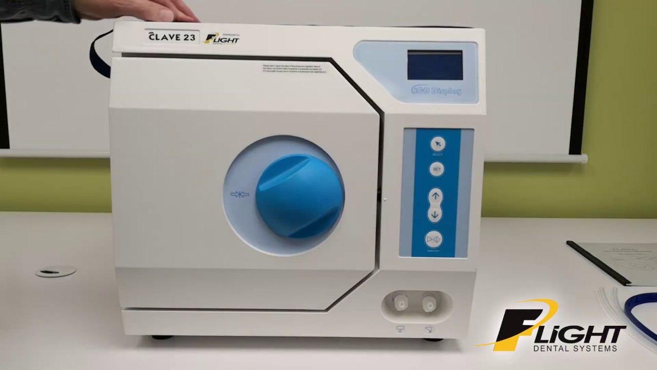 How to set up your Flight Clave23 Autoclave   Steam Sterilizer Class N